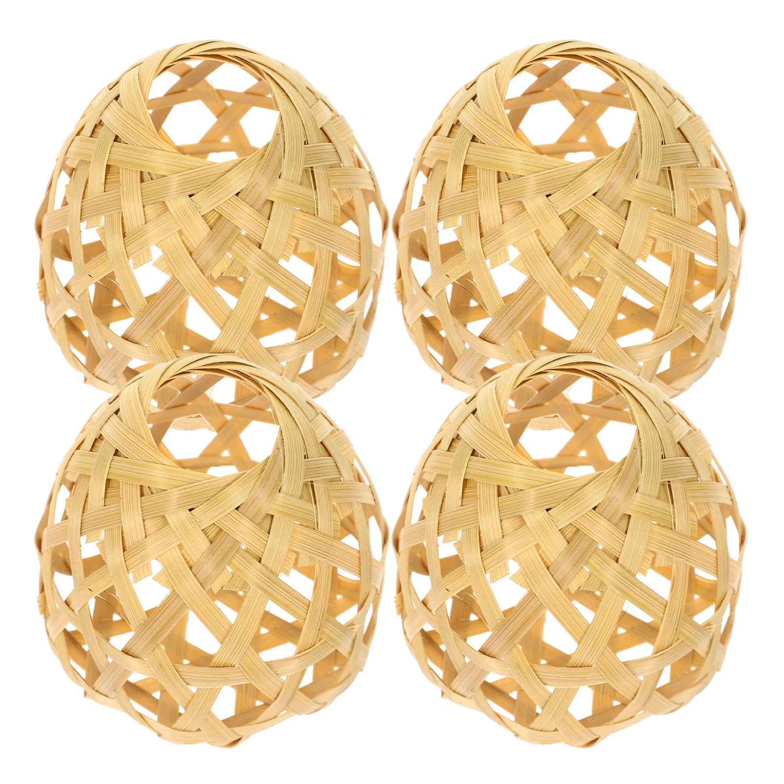 Wicker Light Shade Bamboo Lampshade Ceiling Decorate Replacement Fan Covers Woven Basket