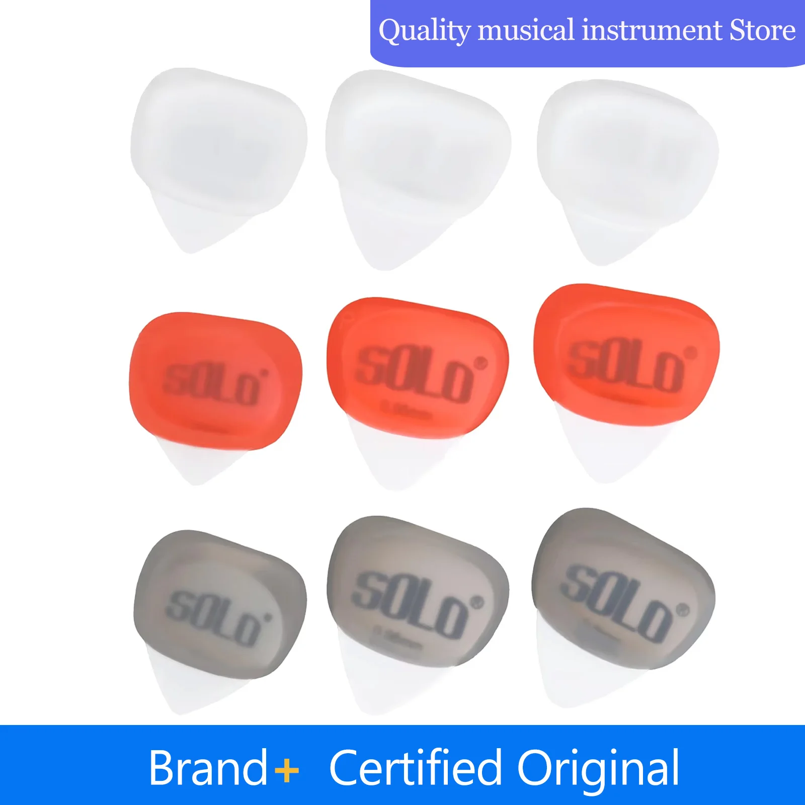 

SOLO 10 шт. медиаторы силиконовые формы руки нормалы 3 шт. комфорт подходят для прочных начинающих гитарные инструментальные аксессуары