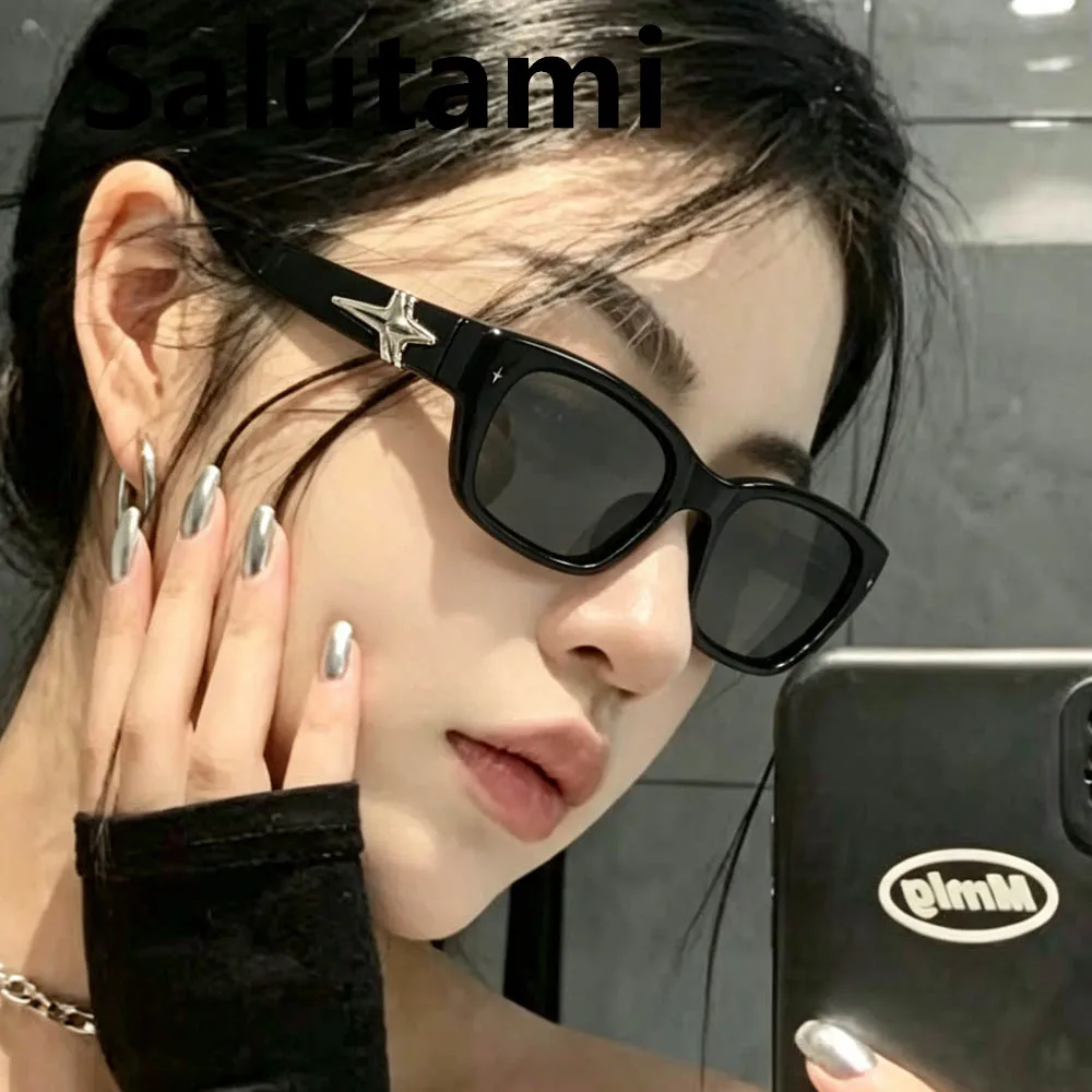 Y2K New Fashion Square Sunglasses Women Ins Style Star Frame Men Luxury Brand Shades Punk Sports Sun Glasses Travel Eyewear