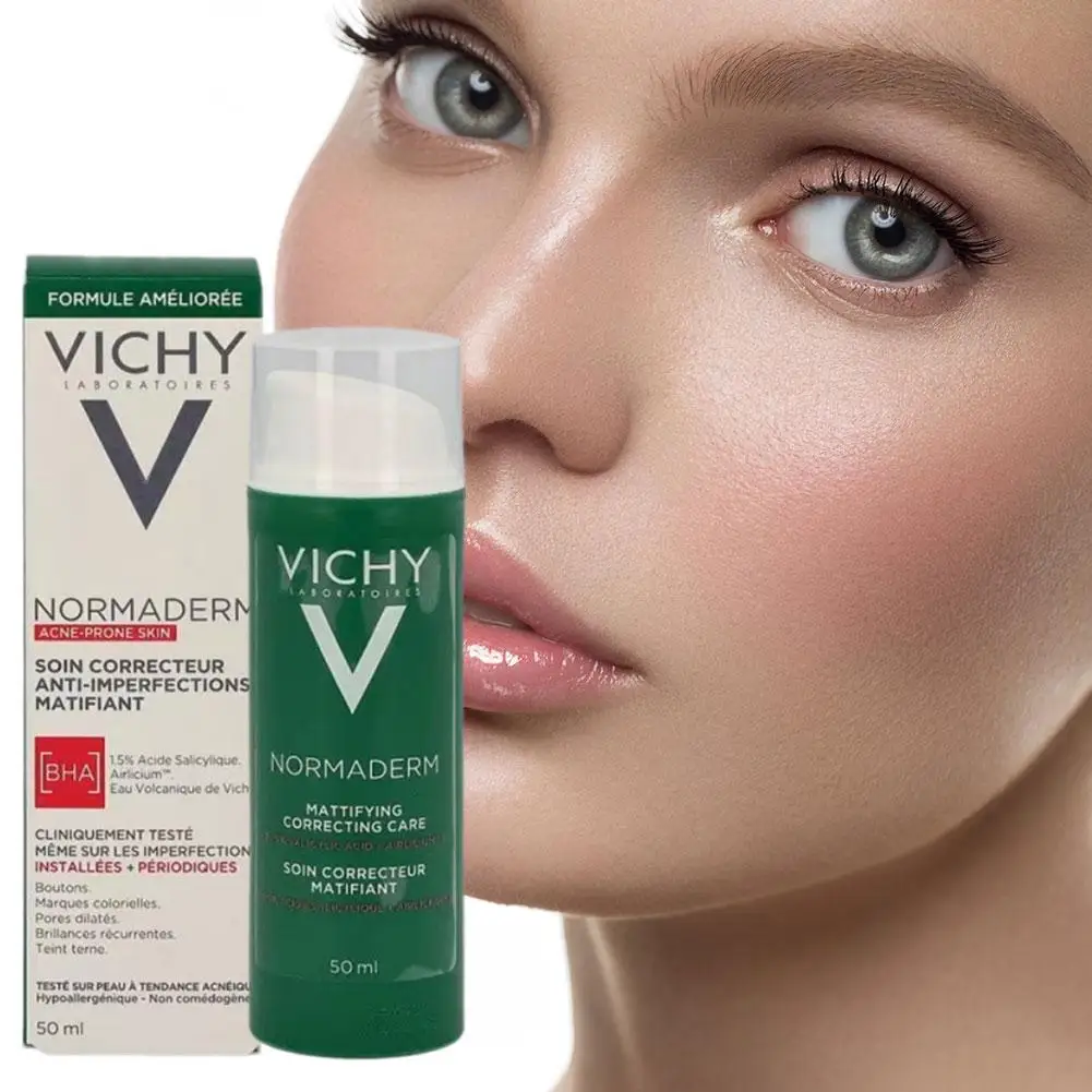 VICHY كريم وجه الكولاجين ينظف بلطف ترطيب عميق كريم وجه ترطيب السيطرة على النفط تنعيم مغذي العناية بالبشرة