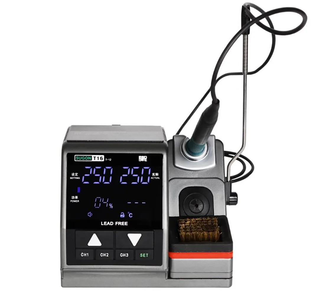 

110V、220V Digital Display Industrial Soldering Station With T12 Heating Core 3-Second Tin Melting Smart Constant Temperature