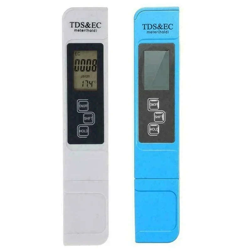 TDS & EC LCD الرقمية جهاز اختبار جودة المياه TDS EC متر المدى 0-9990 متعددة الوظائف نقاء المياه مقياس الحرارة درجة الحرارة جزء في المليون تستر