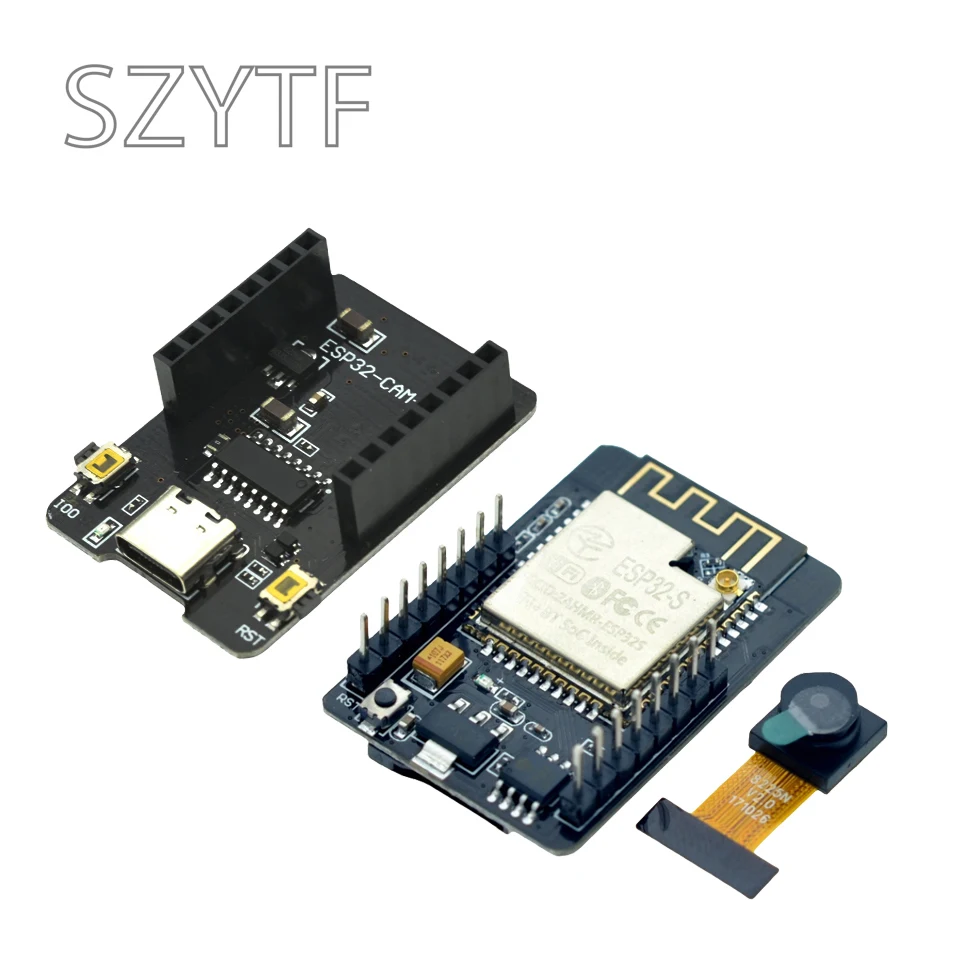 ESP32 Cam WiFi Bluetooth Development Module Board With OV2640 OV3660 Camera Module Intelligence BT Type-C CH340 FT232