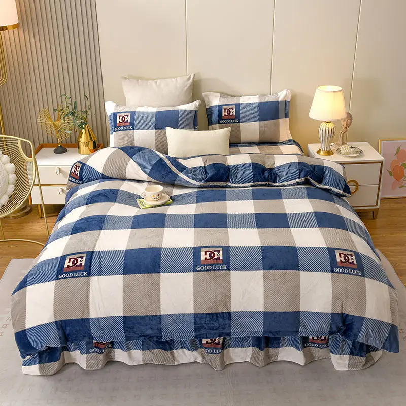 180x200 سنتيمتر الدافئة أفخم غطاء لحاف الشتاء الصوف الفراش مكافحة ساكنة الحليب النسيج ل ছাত্র عنبر