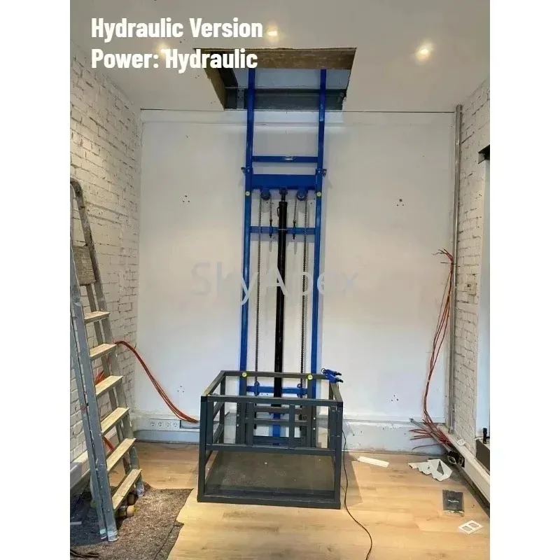 Deposit Professional Customization Home Elevator Small Simple Hydraulic Lift Self-built House Villa Loft  Duplex Elevator