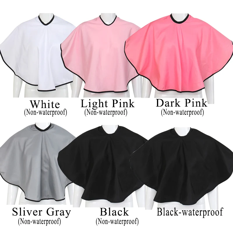 Waterproof Makeup Application Cape Light Weight Shampooing Cape Coloring Dying Tinting Hair Styling Cape Cloth Protect Cape 5Pcs