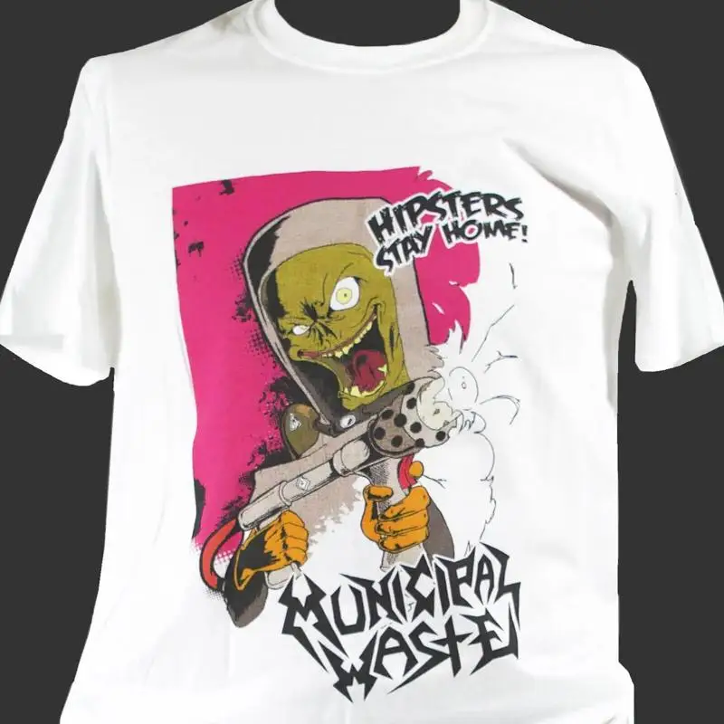 MUNICIPAL WASTE PUNK ROCK HARDCORE METAL TSHIRT unisex S3XL