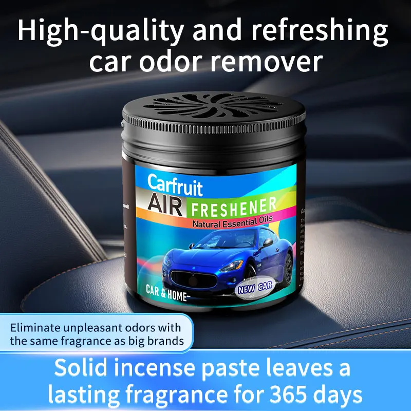 NEW-Car 220G Jello Perfume Air Freshener Car Balm Deodorizing Long-Lasting Fragrance Scent Auto Aromatherapy