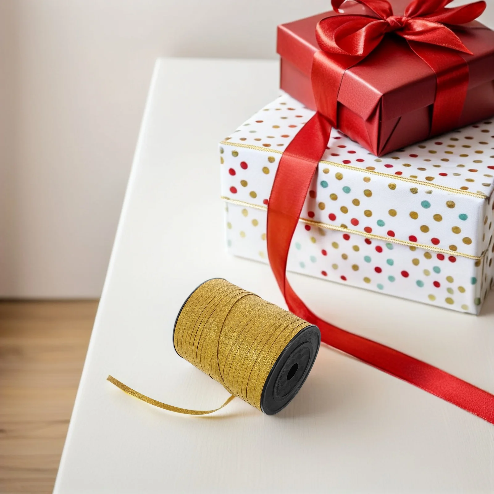 

1 Roll Holographic Balloon String Ribbon Reflective Ties For Party Wedding Birthday Decorations Diy Craft Scrapbooking Wrapping