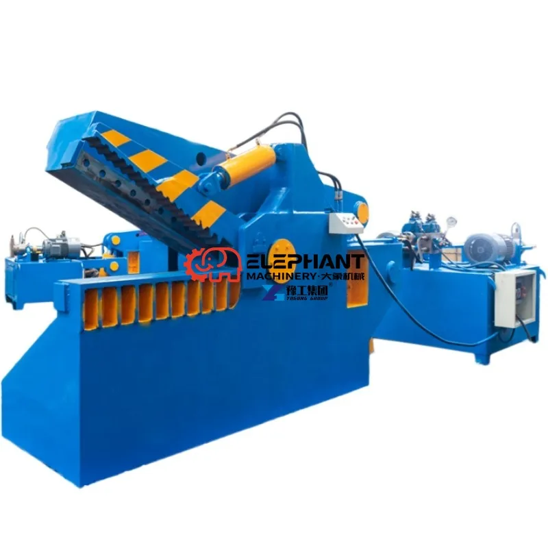 Hydraulic Crocodile Metal Shearing Machine, Heavy Duty Scrap Metal Recycling Hydraulic Shear with Strong Press Cutting Force