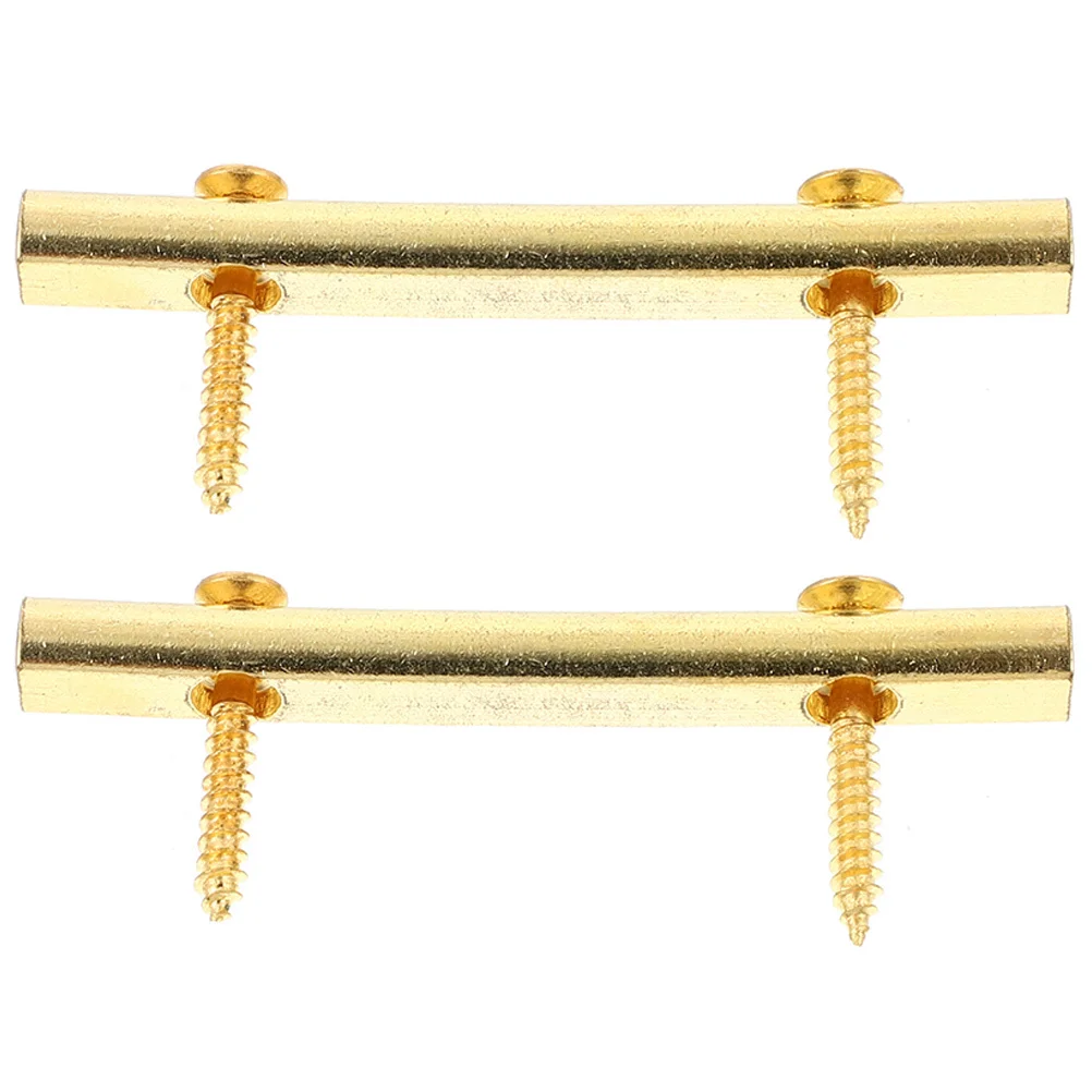

2Pcs 48mm Zinc Alloy Electric Guitar String Retainer Bar Stylish and Easy to Use Guitar Parts String Retainer Bar