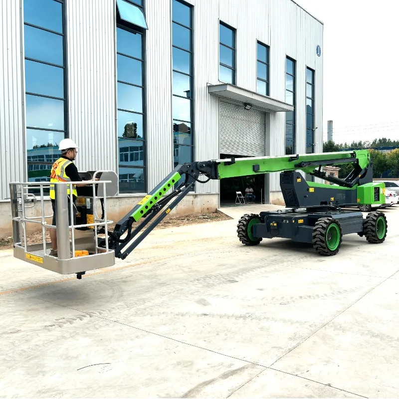 

YG Китайские покупки по доступной цене Электрический телескопический подъемник стрелы Высокое качество Стабильность Тяга 20,5 м Воздушная рабочая платформа