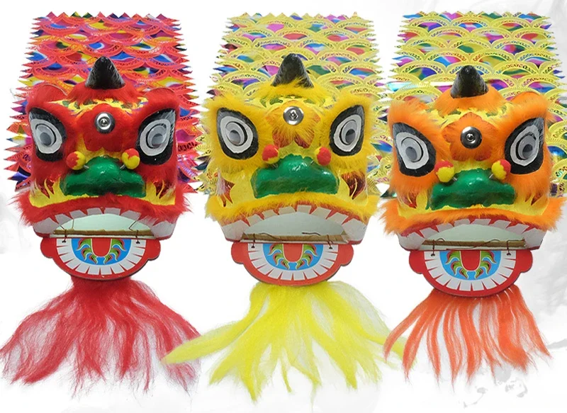 Christmas Chinese Lion Dance Mascot Costume O For Children Cartoon Family Props Outfit Dress Party Carnival Festivall