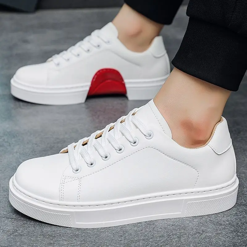 أحذية رجالية جديدة، أحذية رياضية، أحذية تزلج، أحذية كاجوال أنيقة على طراز الشارع غير قابلة للانزلاق وخفيفة الوزن مبطنة