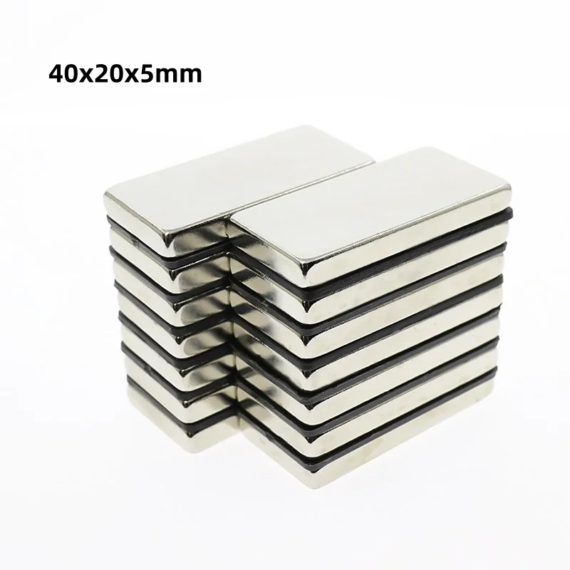40x20x5mm Square magnets can be widely used 40*20*5mm for refrigerators, office document fixation and DIY 40mmx20mmx5mm