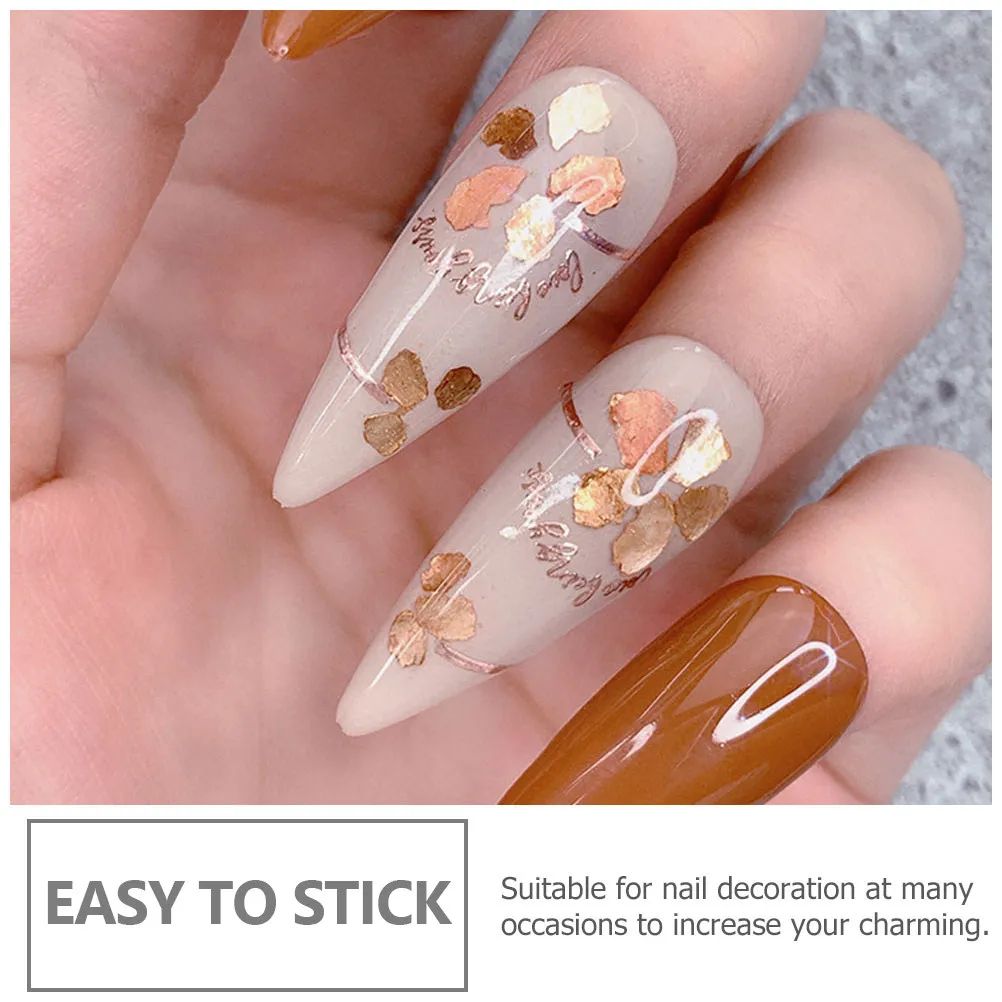 

5 Boxes Delicate Mica Slice Nail Decorations Glitter Flakes for DIY Manicure Elegant Shimmering Nail Art Design French Tip