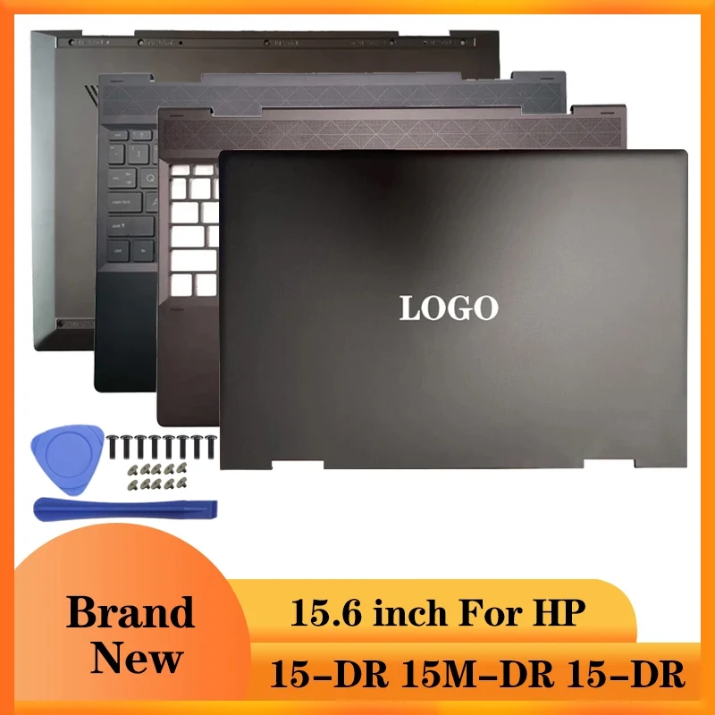 

NEW For HP ENVY X360 15-DR 15M-DR 15-DR1005TX 1006TX 1007TX Laptop LCD Back Cover/Palmrest/Bottom Case L54912-001 Brown