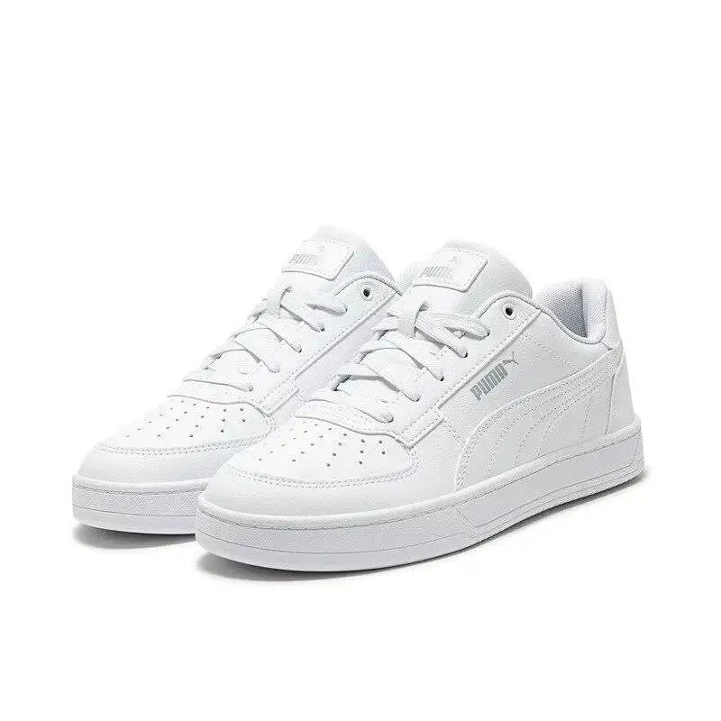

Новые кроссовки PUMA Unisex Triple White Low Top 2026 года, модель 392290-02, с кожаным верхом, повседневная обувь для активного образа жизни