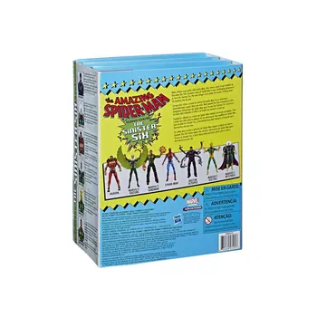 漫威傳奇系列蜘蛛人復古邪惡六人組奧克博士、沙人、禿鷹、神秘客、電光人、獵人克萊文 3.75 英寸可動人偶 8 最佳銷售 漫威 3.75 - №8