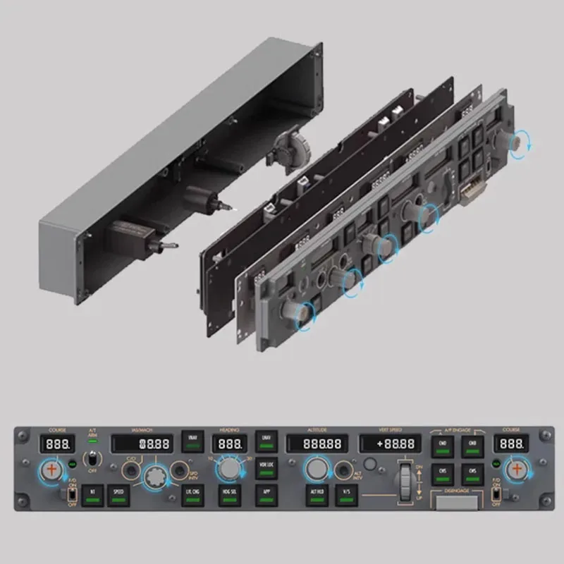 كوكبت ماستر ألعاب الطيران محاكاة MCP لوحة وضع لوحة التحكم لوحة محاكاة الطيران ل PMDG بوينغ 737 P3d XP #3
