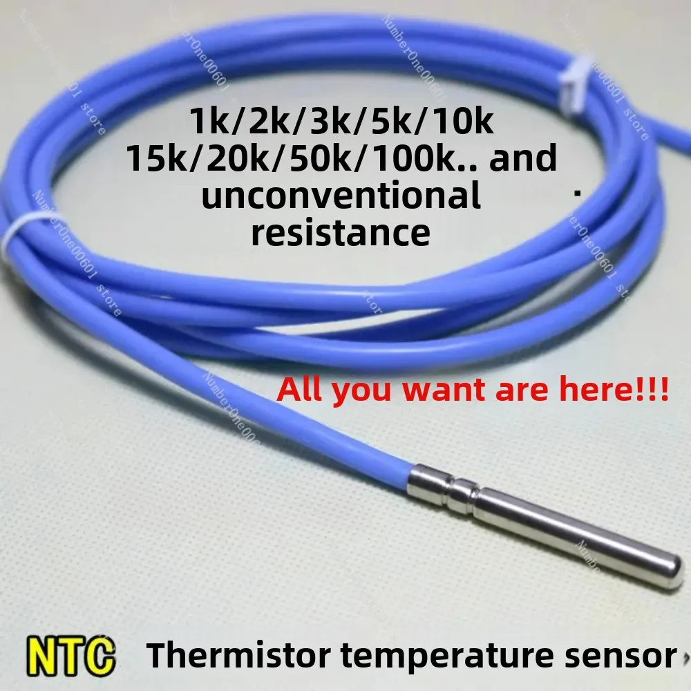 NTC Thermistor Temperature Sensor 1K 2K 3K 5K 10K 15K 20K 50K 100k Waterproof