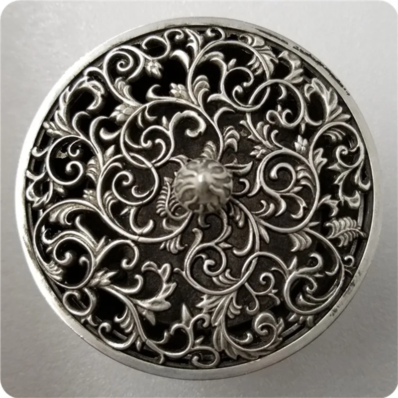 Sunken Silver Handmade  Antique incense burner#11