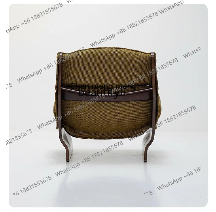 Nordic Simple Sofa Large and Small Apartment Type Living Room Balcony Leisure Single Fabric Wingback Chair