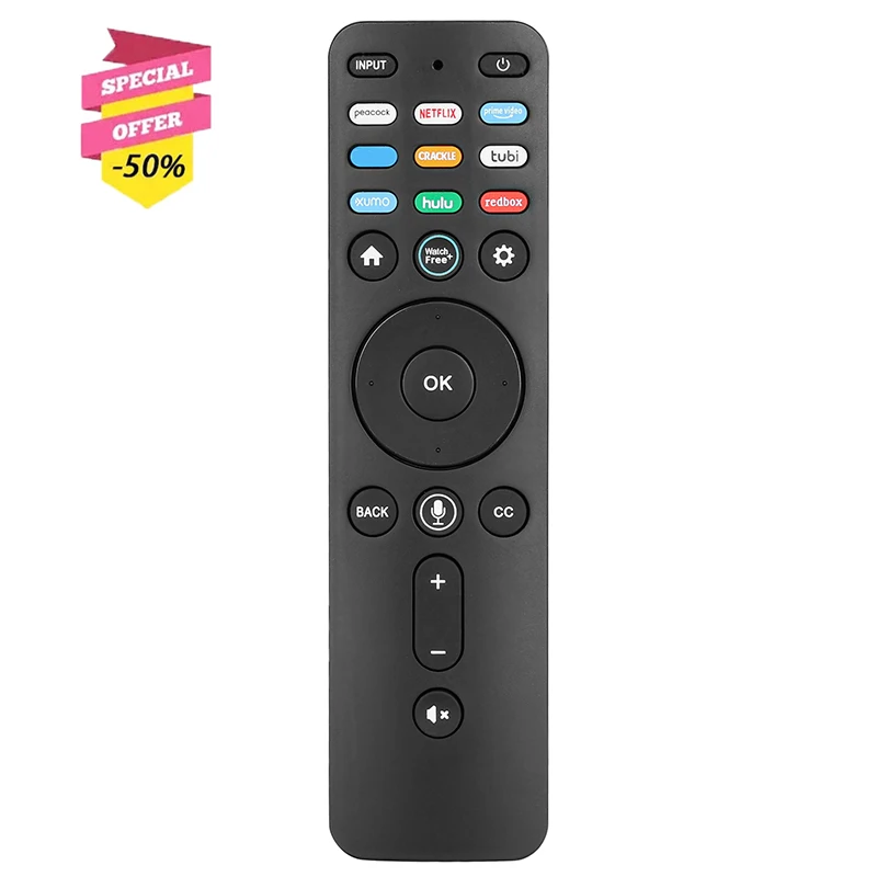 

XRT260 Voice Remote Control For Vizio Smart TV V-Series M-Series P-Series Netflix PrimeVideo Xumo Hulu Redbox Tubi Watch Free