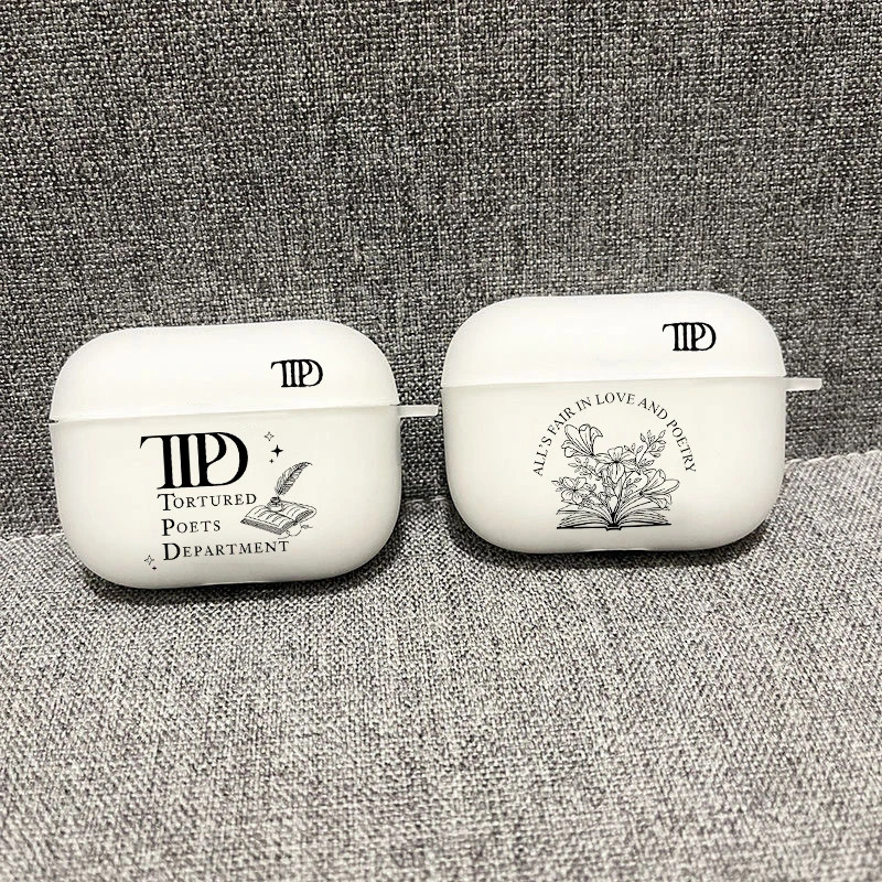 Singer TTPD Airpods Case for Airpod 1 2 3 Pro Pro2 2022 Earphone Air Pods Covers The Tortured Poets Department Funda Couque