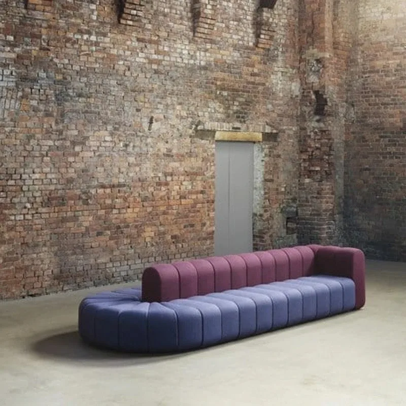 Arc sofa, high back two-way exhibition hall