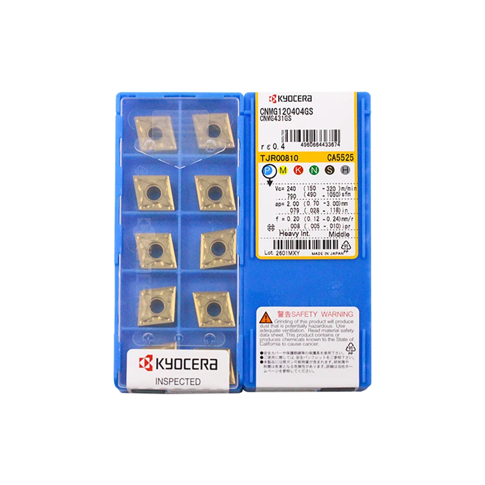 

Original CNMG CNMG090404GS CNMG090408GS CNMG120404GS CNMG120408GS CNMG120412GS CA5525 80° Diamond Negative Insert with Hole
