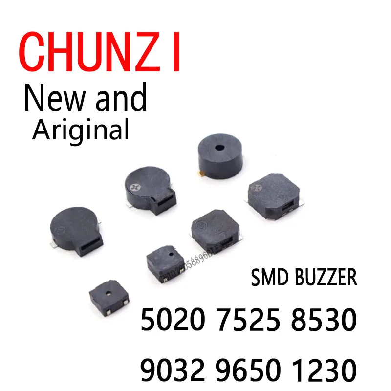 10 Uds SMD MLT-9032 9,0*3,2 MM altavoz pasivo BUZZER activo y pasivo 3V 5V 5020 7525 8530 9032 9650 1230