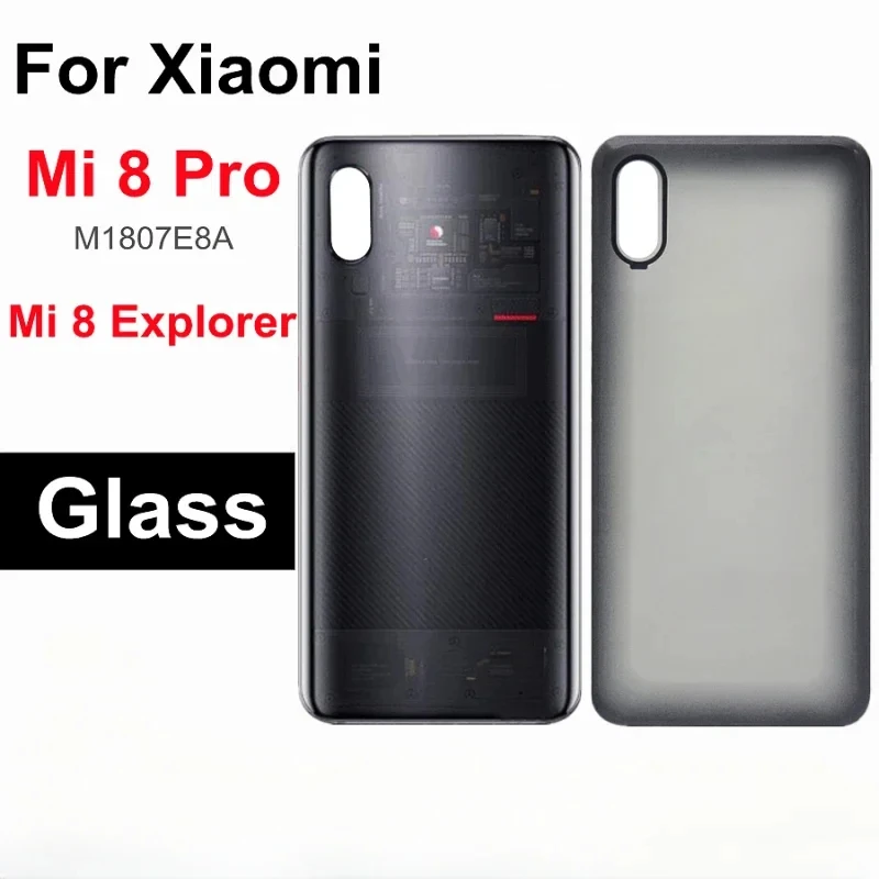 

6.21" For Xiaomi Mi 8 Pro/Mi 8 Explorer Back Battery Cover Housing Door Rear Case