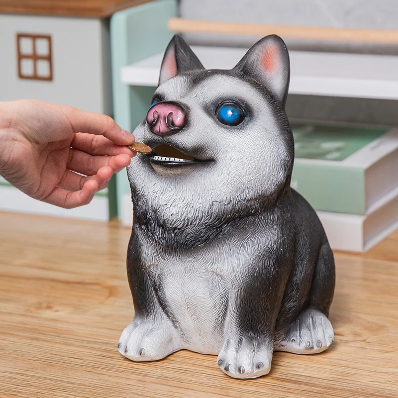 Cute Shiba Indy Piggy Bank Creative Dog Personalized Coin Decoration Large Piggy Bank Small Cartoon Piggy Bank Ornaments Gifts