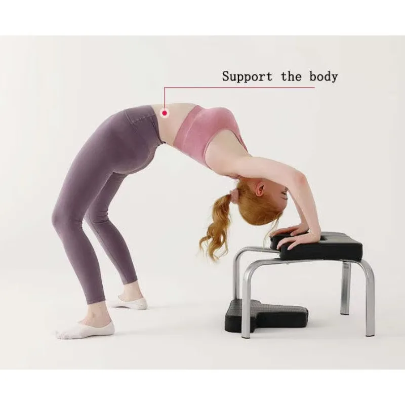 Multi-function Yoga Assisted Inverted Stool Get Fit Yoga Upside Down Chair Workout Headstand Yoga Assisted Inverted Stool