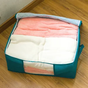 1 /2 /3 Çanta saklama dolabı giysi dokunmamış kumaş, toz geçirmez, katlanır, saplı, bebeklerin sınıflandırılması için ev, giysi, bir saklama kutusu vardır Borsada ilk 10 satış giysi ve içme №7