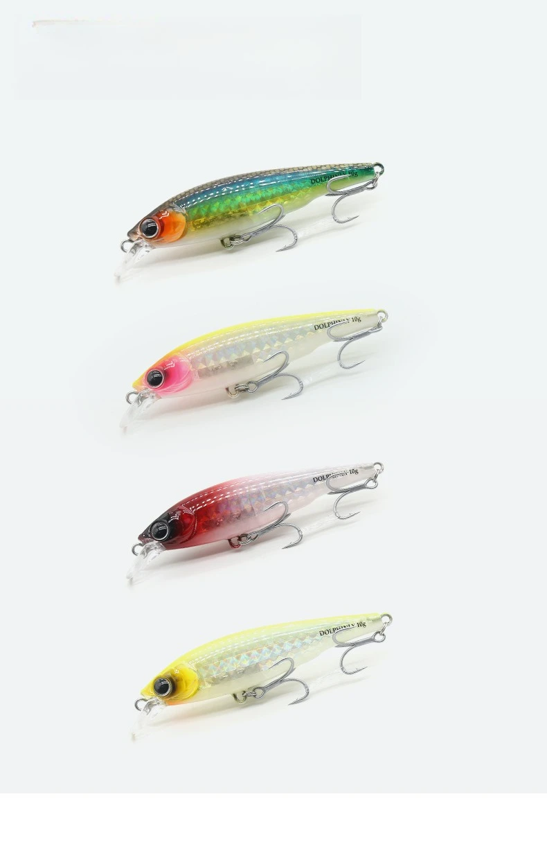 1 Stück/4 Stück Schwimmender Bleistiftköder, Oberflächenhängend, 10g, 9,1cm, Jigging Bio-Mimetic Köder für Weitwurfangeln, Angelzubehör – Detail 16