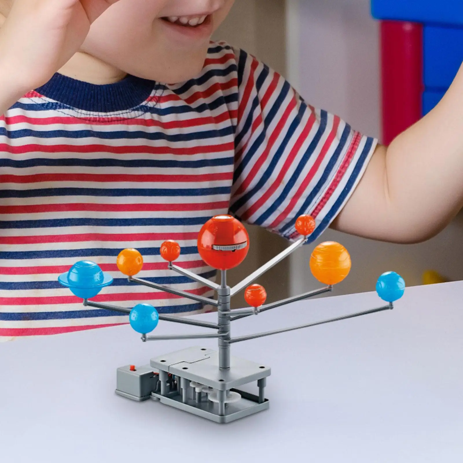 Solar System Model Kits Astronomical Planetary Model, DIY 8 Planets Solar System Model Science Activity for Early Development