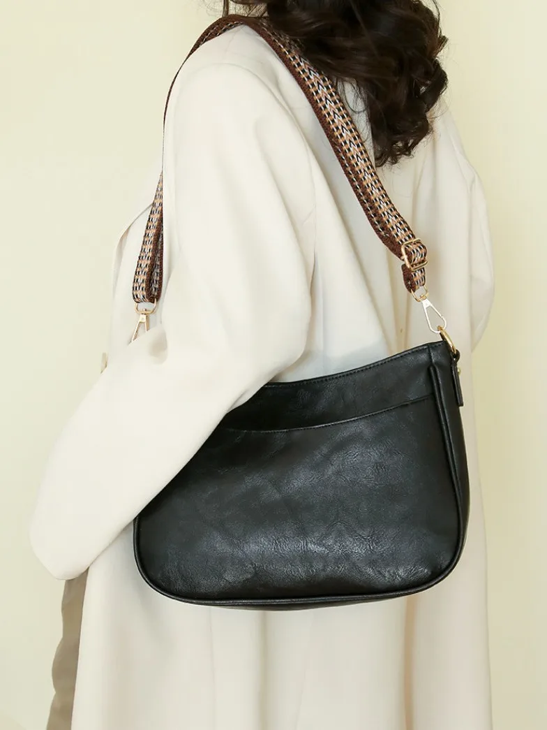 

Multifunctional Bag Extra-Large Capaciousness Workcommuter Bag Retro Genuine Leather Bag Everyday Underarm Crossbody Bag