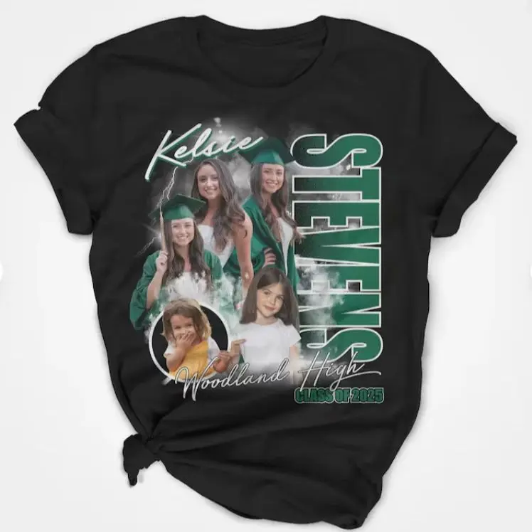 

Personalized Senior Graduation Shirt Class of 2026 Student Shirt Custom Team Spirt Name Face Photos Graduation Celebration