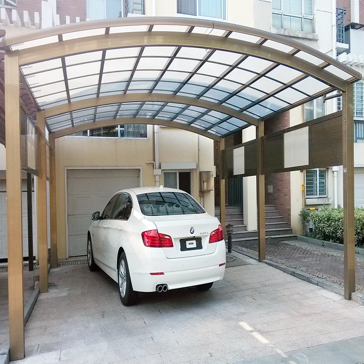 Outdoor High Quality Rainproof Car Parking Long Lasting and Durable Assembled Car Shelter Fashionable Multi Functional Carport