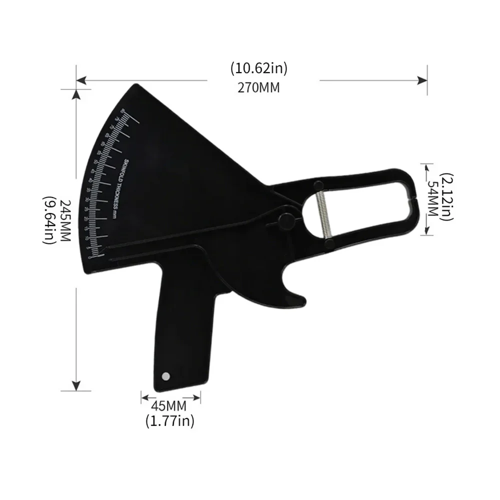 1piece Body Fat Caliper Fat Measure Clipper Accurately Measuring Body Fat for Men & Women Accessories