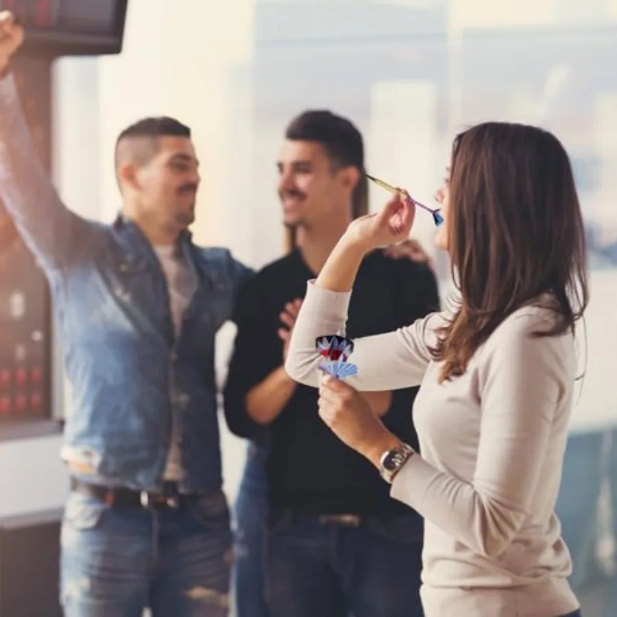 18 piezas de dardos de punta de plástico con eje de aluminio para dardos electrónicos para adultos, accesorios profesionales de punta de dardo suave de gran capacidad