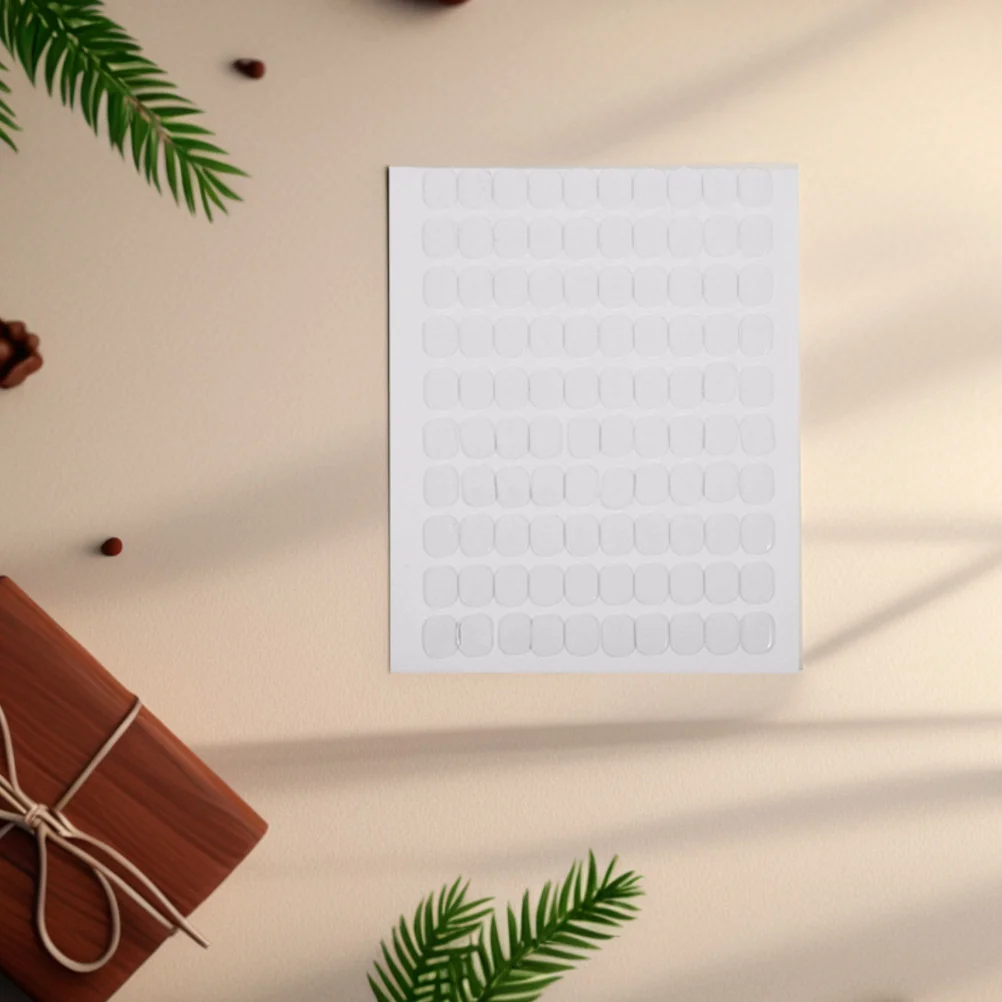 800 قطعة نقاط لاصقة مزدوجة الجوانب واضحة قابلة للإزالة لمعارض المتحف ديكور المنزل جدار الزجاج الخشب تصاعد الشريط الحرفية لتقوم بها بنفسك نانو #5