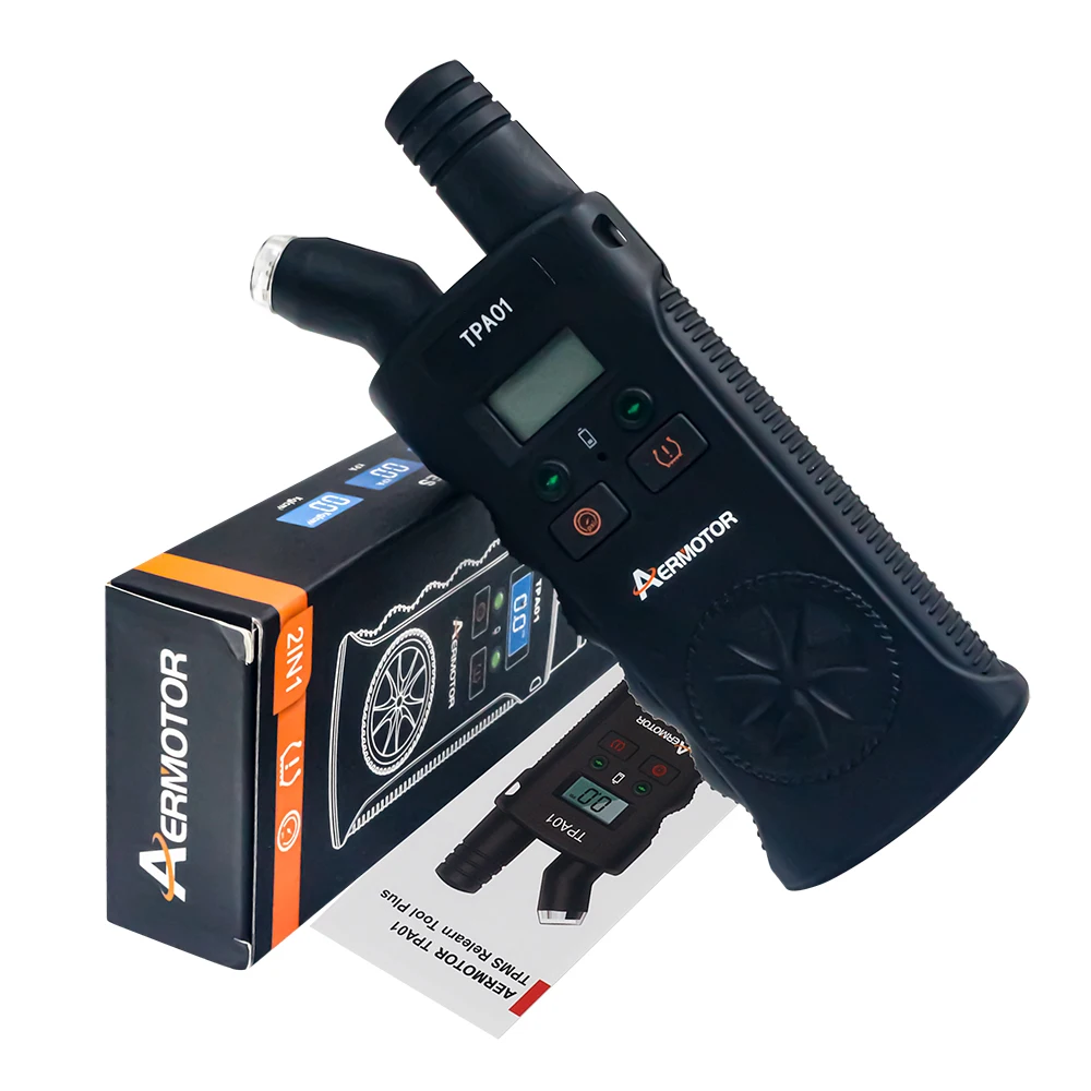 

Инструмент для сброса и обучения системы контроля давления в шинах (TPMS) 2-в-1 с цифровым дисплеем для автомобилей и мотоциклов