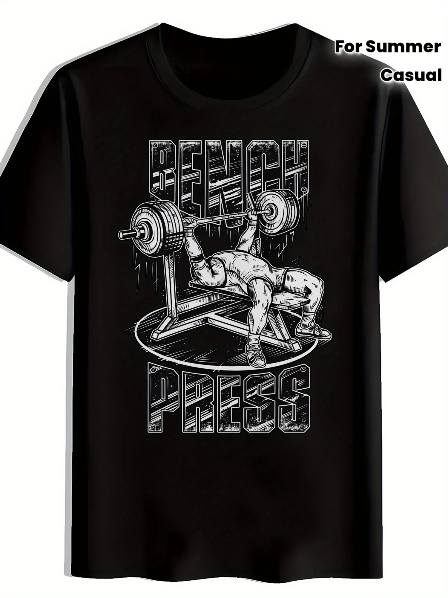 Inspirational Pattern Short Sleeved Men's T-Shirt