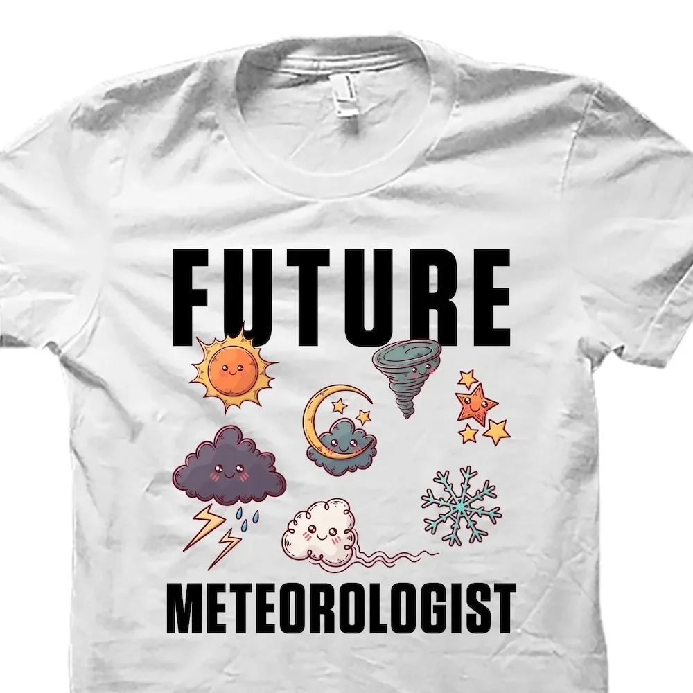 Meteorologist T Shirt Meteorology Student Weatherman Os5368