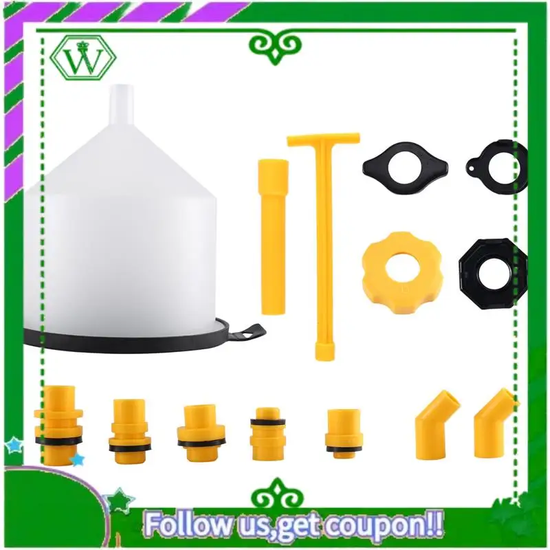 

AC34-15 шт./компл. автомобильный радиатор, комплект воронки для наполнения охлаждающей жидкости, защита от разливов, инструмент системы охлаждения, воронка для наполнения носика, инструмент для заливки масла