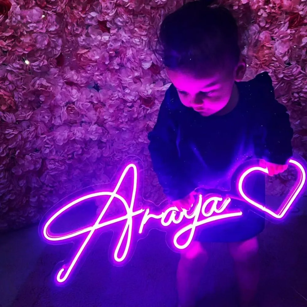 

Manufacturer Neon Sign Customizable Led Light Name Gift Decor Wedding Neon Sign Bedroom Home Bar Wall Personal LED Neon Lighting