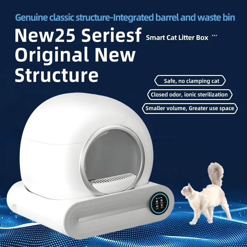 Cross-border Ti Pro25 smart cat litter box Fully enclosed automatic cat litter machine toilet deodorizing smart cat litter